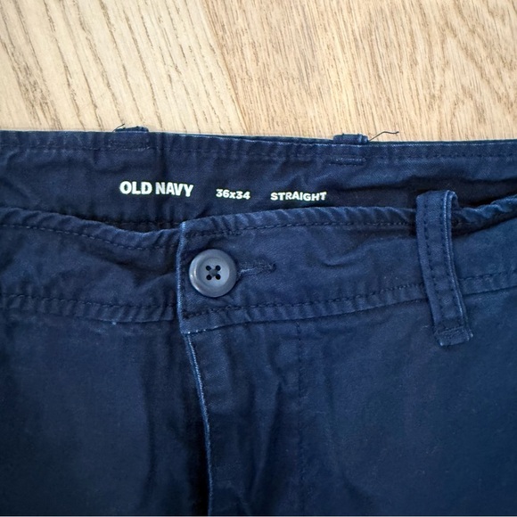 Old Navy - Navy Blue Cargo Pants - 36x34 - Picture 3 of 3